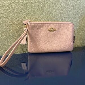 Coach Double Zip Wristlet / Wallet